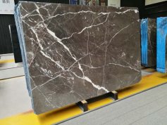 <b>Beautiful Caffe Latte Brown Marble Slab</b>